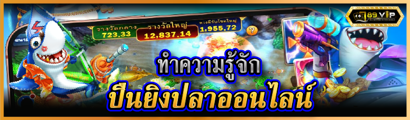 ทำความรู้จักปืนยิงปลาออนไลน์